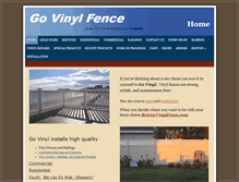 Tablet Screenshot of govinylfence.com